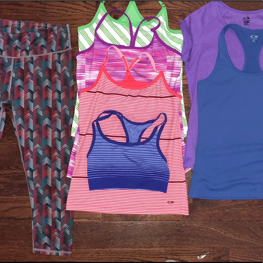 Workout Clothing Lot Zella Fabletics Old Navy C9